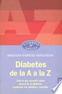 libro Diabetes De La A A La Z